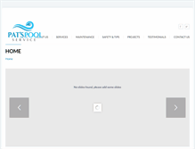 Tablet Screenshot of patspoolservice.com